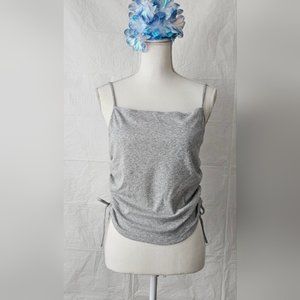 AERIE Ruched Cropped Tank Top